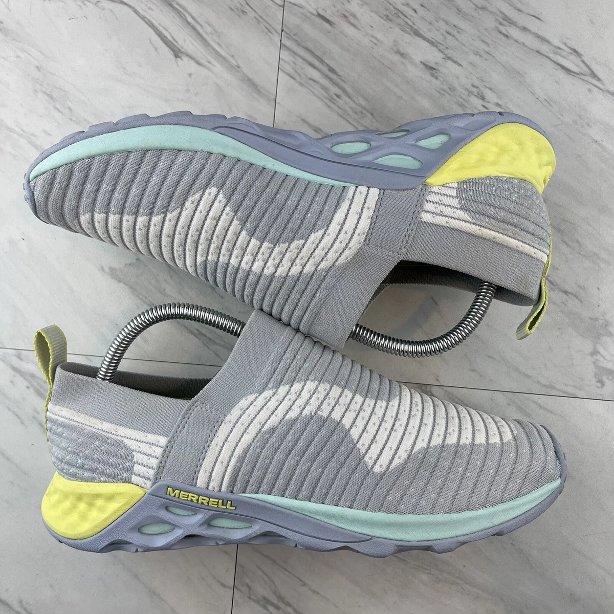 Merrell Range AC Women Size 10 Blue Sneakers Shoes Athletic Trail Laceless
