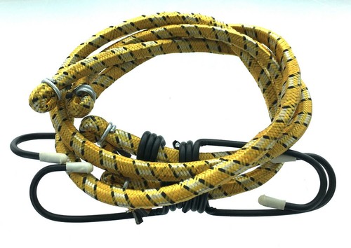 Gummiseile mit Haken 6er Pack Super Stretch Überlegene Stärke mit Gummikern - Bild 3 von 5