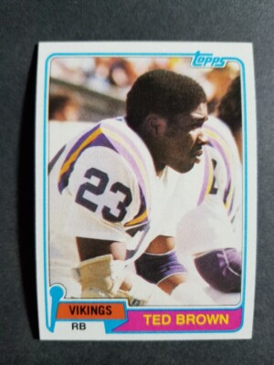 1981 Topps TED BROWN card # 247   [C5]