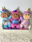 Cabbage Patch Cuties 3 Unicorn Fantasy Friends Dolls 9” Bliss Pipa Amethyst
