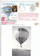 SIGNED REFLOWN RAF (AC)5/SG2 Montgolfier GB Cover + photocard 1983 (144241)