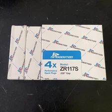 6 NPBoosted Performance Spark Plugs Heat Range 7 & Pre gapped .028" fits BCPR7ES