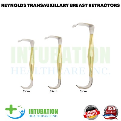 REYNOLDS Transauxillary Breast Retractors Premium Plastic Surgery Instruments