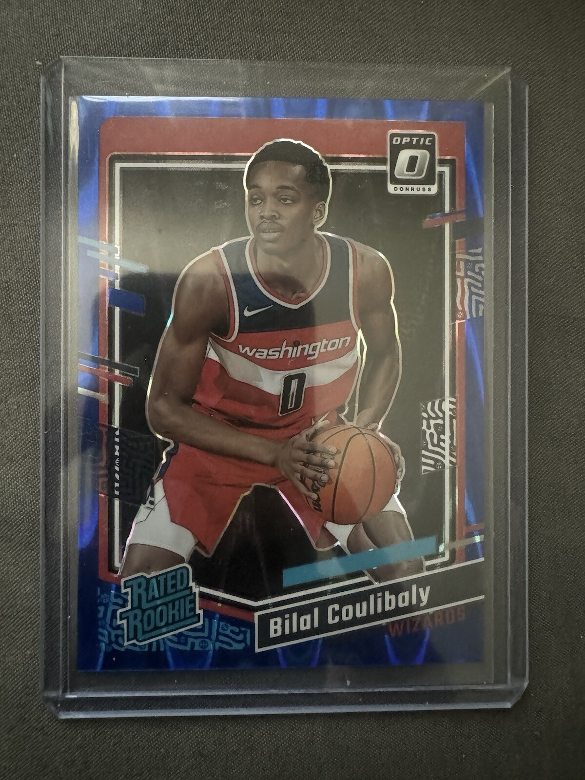 Bilal Coulibaly 2023-24 Donruss Optic Rated Rookie Blue Seismic RC /249 #243