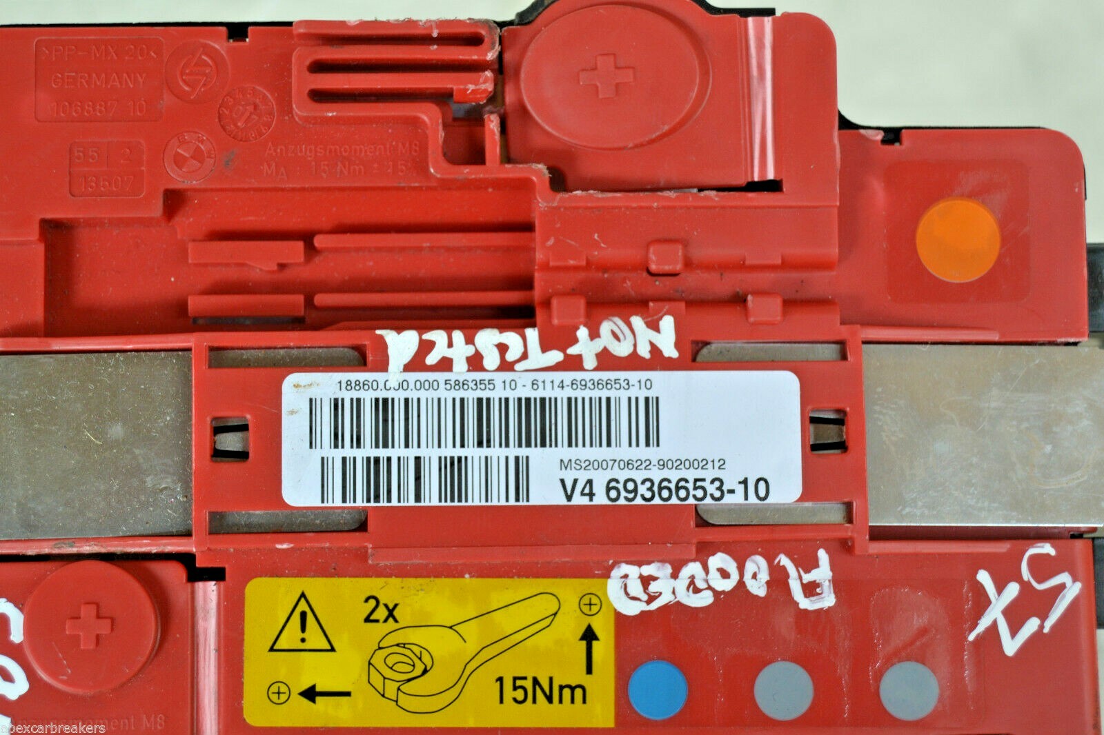 BMW 3 Series Power Distribution Box 320D E90 Power Distribution Box 2007 6936653 eBay