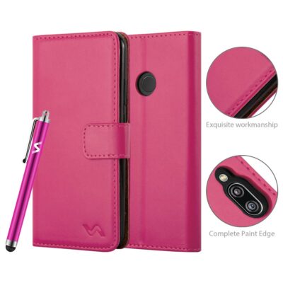 Hülle für Huawei P20 Lite Handy Wallet Cover Magnet Flip Leder Ständer Cover