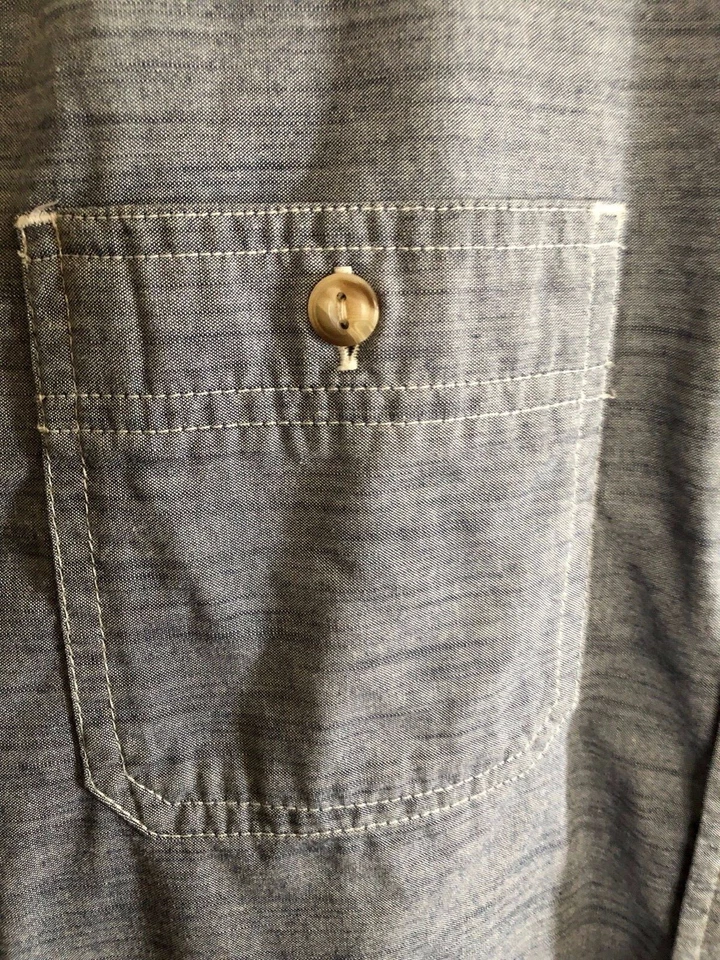 North Face L Men's Lightweight Cotton Blend Shirt - Image 2 of 4