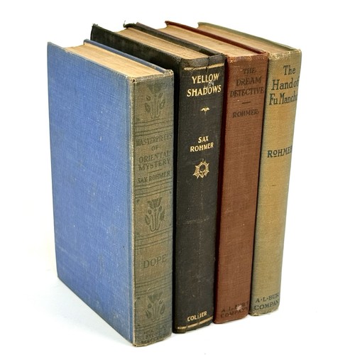 4 Sax Rohmer HC Bücher Fu Manchu, Traumfänger, Dope, Yellow Shadows 1919-1926 - Bild 3 von 24