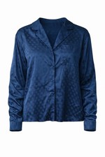 NWT Haven Well Within Women  s Navy Button Top XL