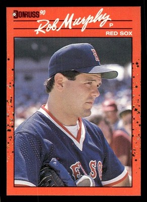 1990 Donruss #186c Rob Murphy ERR Boston Red Sox