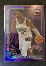 2025-26 Topps Chrome - Jaren Jackson Jr. #163 Purple Pulsar Refractor /75