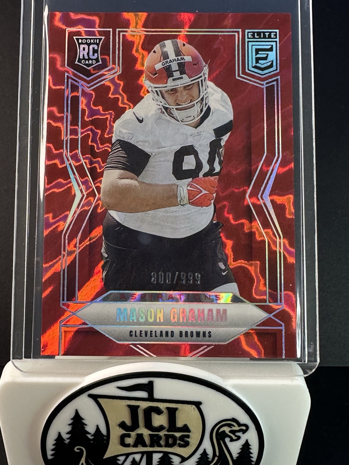 2025 Panini Donruss Elite - Mason Graham #125 (RC) Aspirations Shimmer Red /999
