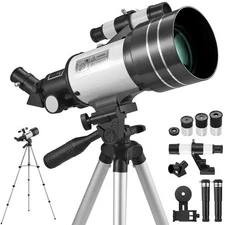 Professional Astronomical Telescope High Tripod Lunar Mirror Space HD Viewing