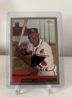 2000 Topps - Box Topper Oversized Hank Aaron #2
