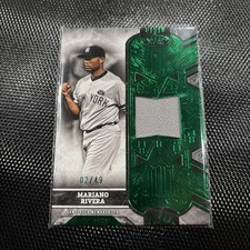 2025 Topps Tier One Mariano Rivera Legends Relic Green Foil /49 Patch Yankees