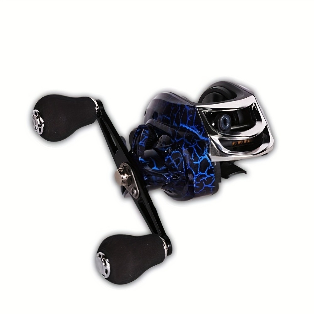 Baitcasting Fishing Reel 7.2:1 Metal Spool Magnetic Metal Casting Fishing Reel