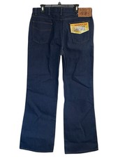 NWT Vtg 80  s USA Sears Roebucks Boot Cut 38x32 Measure 36x31 Jeans Denim Men's