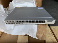 Cisco WS-C3850-48U-S V06 48-Port UPoE Gigabit Switch Dual Power