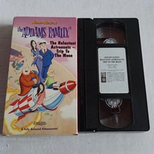 Addams Family VHS   Reluctant Astronauts Trip To The Moon Animated Hanna-Barbera
