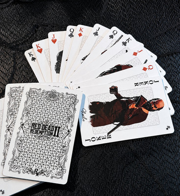 Red Dead Redemption 2 Playing Card Deck, Cowboy Western Illustrated Art