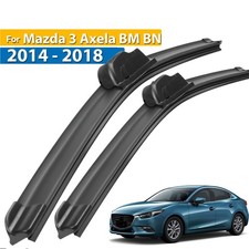 2Pcs Front Windshield Wiper Blades Set For Mazda 3 Axela BM BN 2014-2018 24"18"