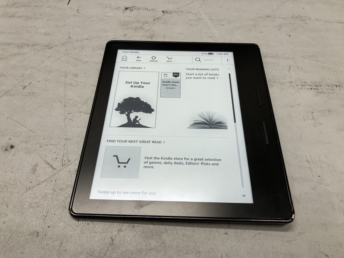 Amazon Kindle Oasis (8th Generation) 4GB, Wi-Fi + 3G