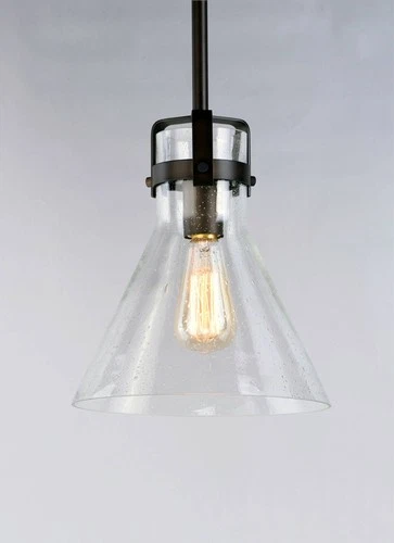 Maxim Seafarer 10" Wide Oil-Rubbed Bronze Mini Pendant - Picture 3 of 5