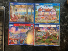 White Mountain Puzzles Lot of 4 Summer, 4th of July, Fireworks 1000 Pieces — photo 1