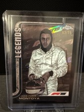 2025 Topps Chrome F1 Juan Pablo Montoya Legends 75th Annv. Refractor /75 #156