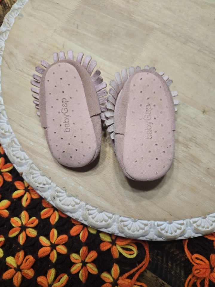 Mocasines Baby Gap rosa 12-18 meses Foto 4 de 4
