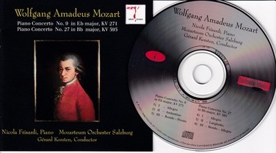 MOZART Piano Concerto No. 9 & 27 (CD 1995) CHESKY Nicola Frisardi Korsten