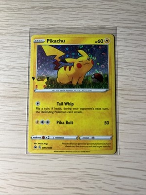 MINT 2020 pikachu Tail Whip Pokémon Card