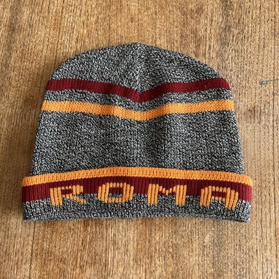 Roma Beanie Mütze Vintage Einheitsgröße Erwachsene Serie A Calcio Football Club