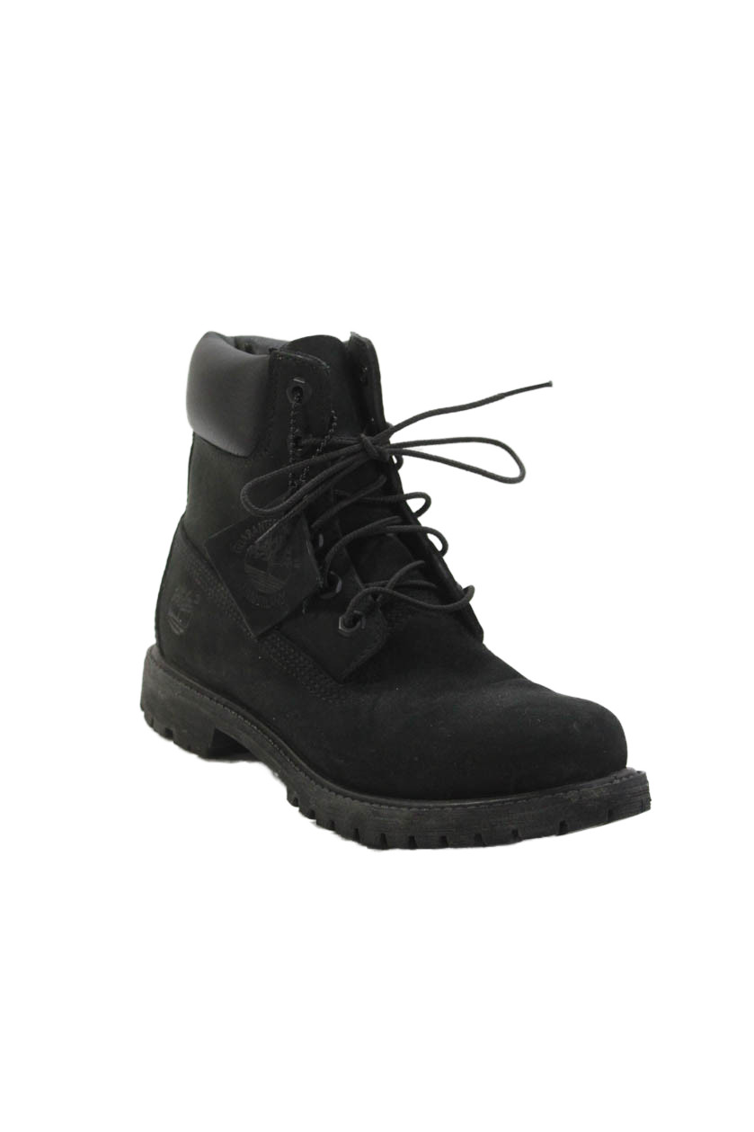 Timberland Womens Solid Leather Round Toe Lace Up… - image 1
