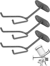 Heavy Duty Wall Mount Gravity Feed Spray Gun Holder 3 Pcs For Most Paint Spray