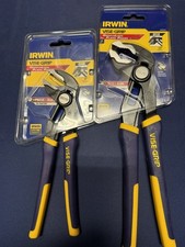 IRWIN VISE GRIP GrooveLock Pliers Set 8 Inch 10 Inch 2 Pack All Purpose Grips