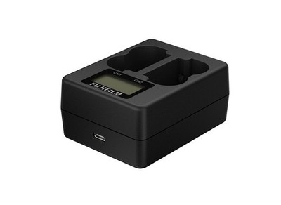 Fujifilm Doppel Akku-Ladegerät BC-W235 für NP-W235 Akku, Messeware 