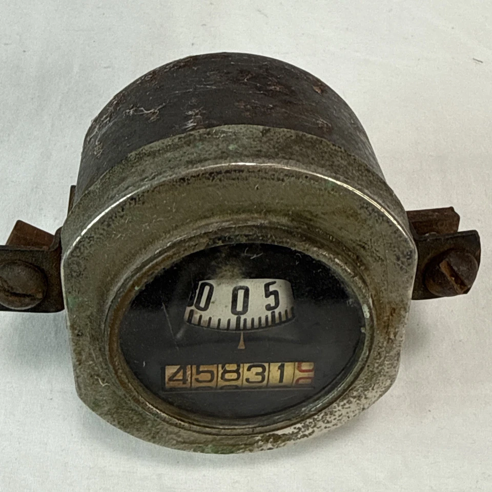 Ford Modelo A 1930 1931 Velocímetro Stewart Warner Antiguo Odómetro Sin Probar Foto 4 de 4