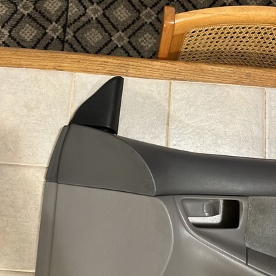 2003-2008 Toyota Corolla RH Passenger Door Panel Gray Manual OEM