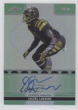 2016 Leaf US Army All-American Bowl Green Prismatic 3/10 Jaleel Laguins Auto ni4