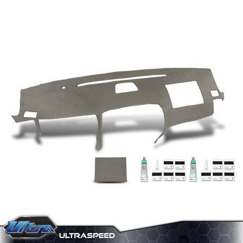 Gray Soft TPE Dash Cover Cap Overlay w/ Speaker Cut For 2003-2009 Lexus GX470