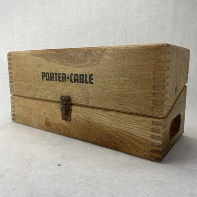 Porter Cable Model 505 25th Anniversary Heavy Duty Sander w/ Wood Box Tested