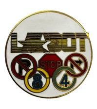 Vintage 1984 LADOT Los Angeles Olympic Traffic Hat Lapel Pin