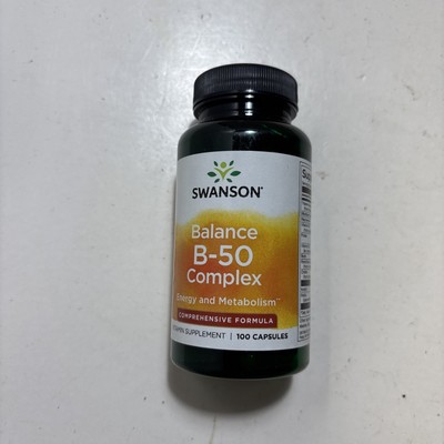 Swanson Balance B-50 Complex Capsules, 100 Count