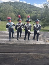 Vintage Napoleonic Toy Soldiers Lot of 4 Hand Painted Early Figures