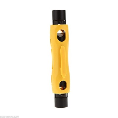 Speedy Coaxial Cable Cutter Stripper Tool for CAT5 CAT6 Coax RG6/RG59/RG7/RG11  