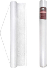 White Wedding Aisle Runner - Professional-Grade Nylon, Includes Tape Double-Side