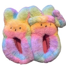 Peeps Multicolor, Tie-Dye Slippers Kids Size 13-1