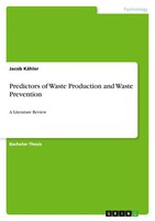 Jacob KäHler | Predictors Of Waste Production And Waste Prevention | Taschenbuch