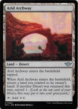 MTG Arid Archway Normal NM Outlaws of Thunder Junction OTJ Magic 252